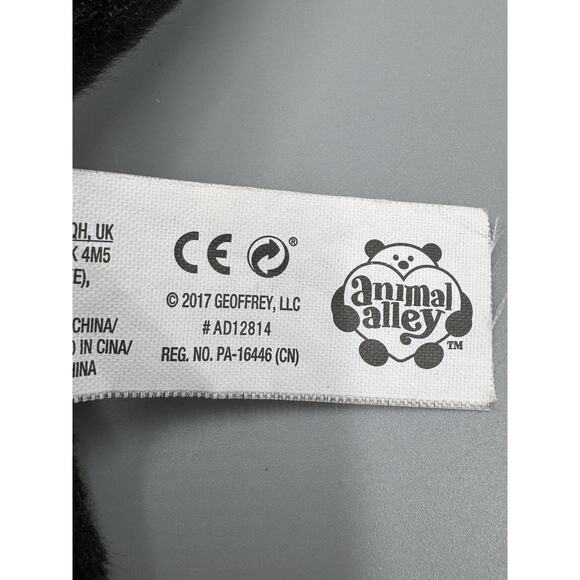 Animal Alley Dachshund Weiner Dog 12" Plush Black Brown Realistic Toys R Us - Picture 8 of 11